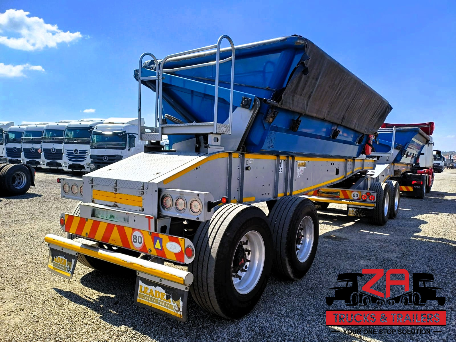 2023 LEADER 18 CUBE SIDE TIPPER TRAILER #53345